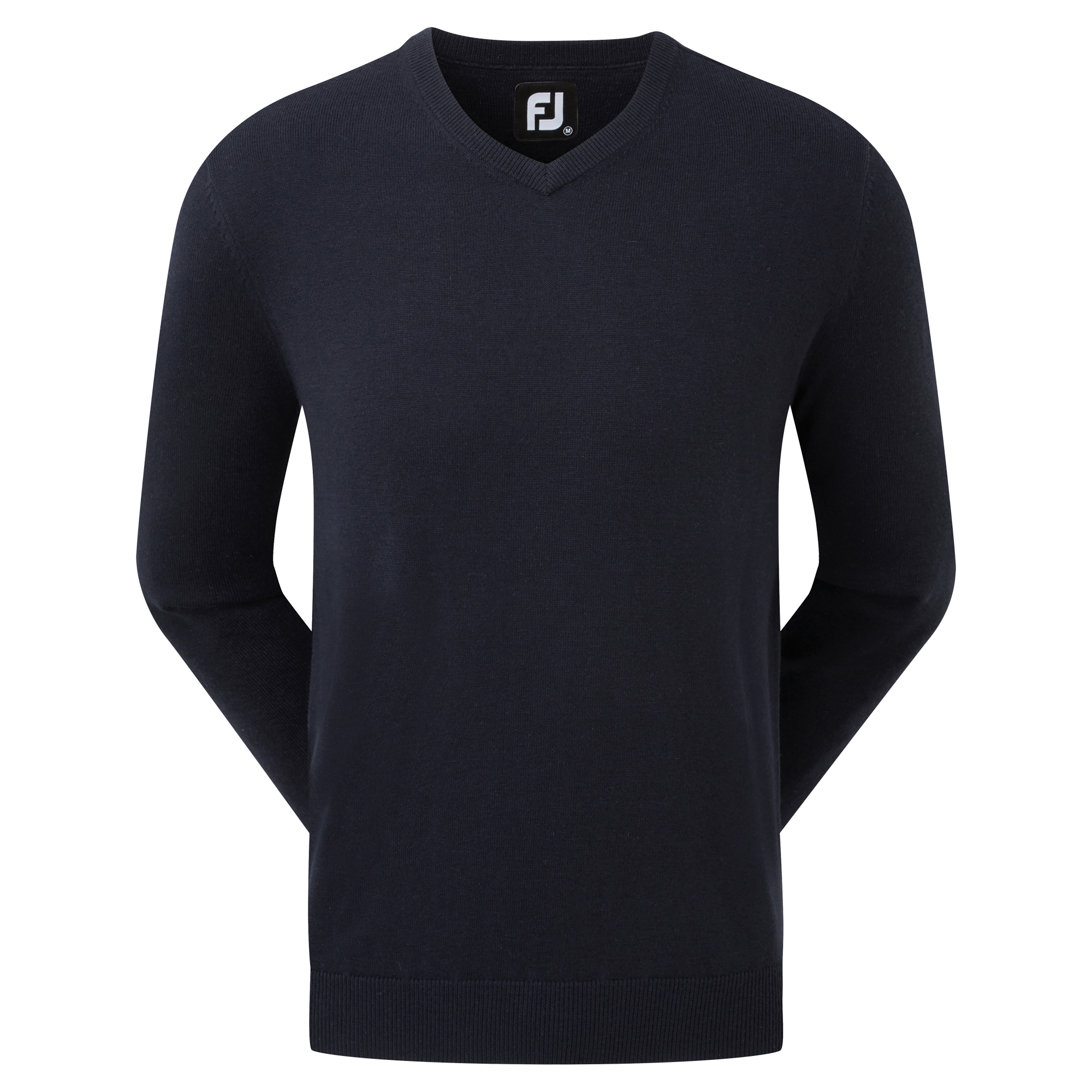 FJ wool V-neck