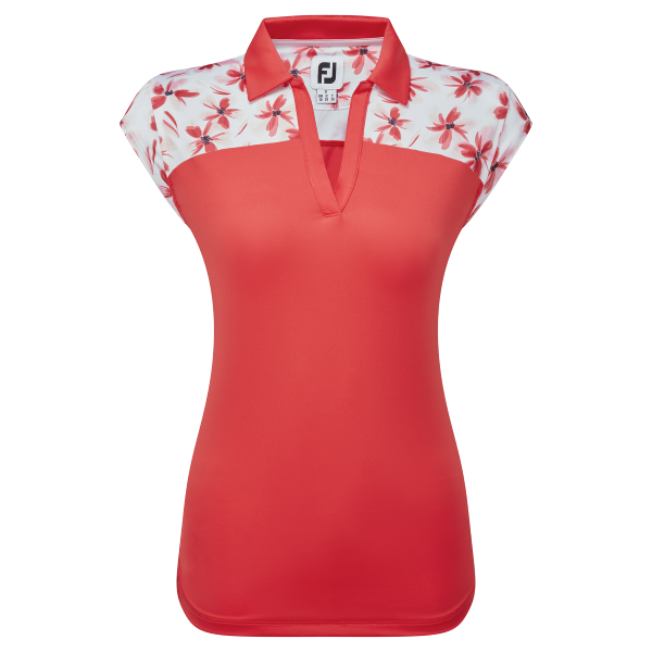 FJ Eu Blocked Florat Print Cap Sleeve