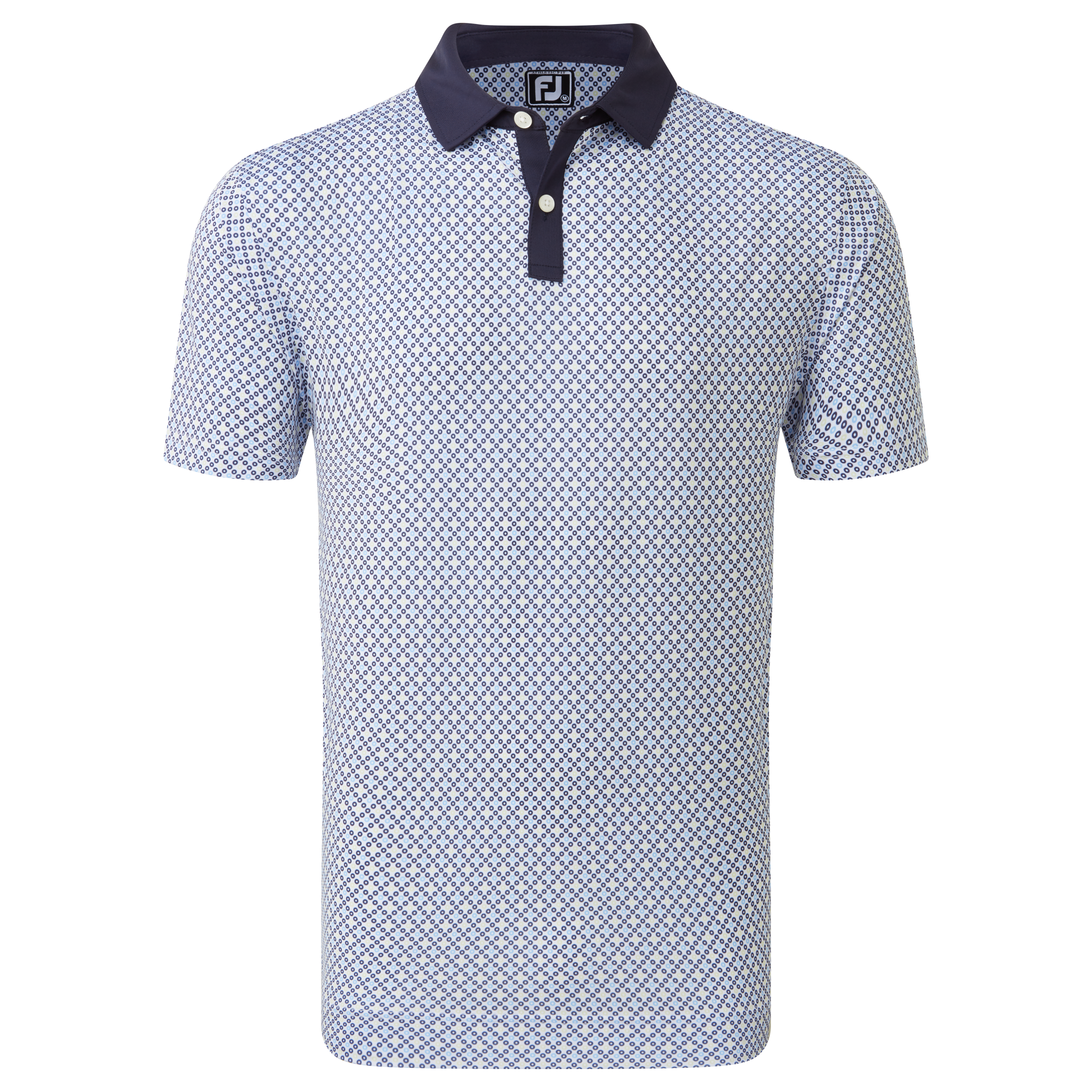 FJ Polo Circle Print