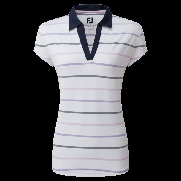 FJ Stribet polo dame