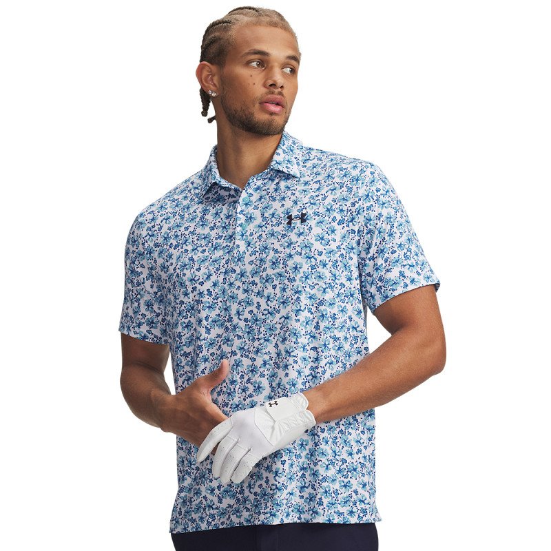 UA Playoff 3.0 Print Polo-Floral Breeze