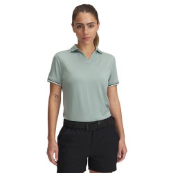 UA Drive SS Rib Polo W