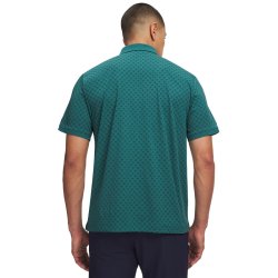 UA ArmourDry Print Rib Polo-Palm Icon
