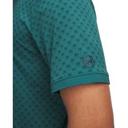 UA ArmourDry Print Rib Polo-Palm Icon