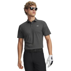 UA T2G Print Polo-Diagonal Heartbeat