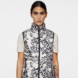 Lara light down vest print
