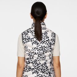 Lara light down vest print