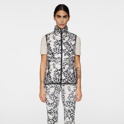 Lara light down vest print