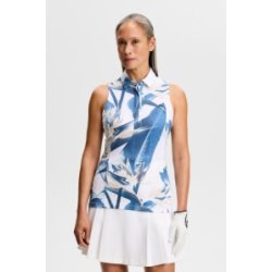Dena Print Sleeveless Polo